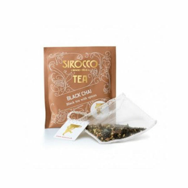 Sirocco, thé en sachet, "Black Chai", 20 sachets