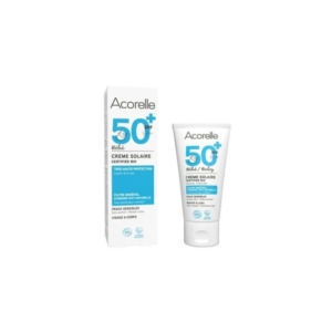 Acorelle, crème solaire minéral bébé bio 50 SPF 50ml