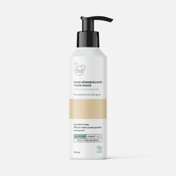 Clémence & Vivien, Huile démaquillante Toute Douce 150ml