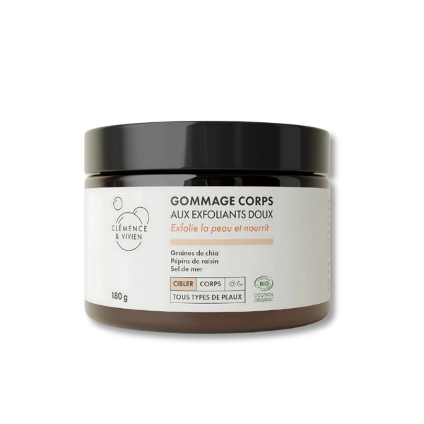 Clemence et vivien, Gommage Corps doux 180 g